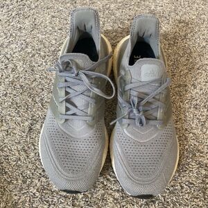Grey Adidas Ultraboost size 7.5 women’s.